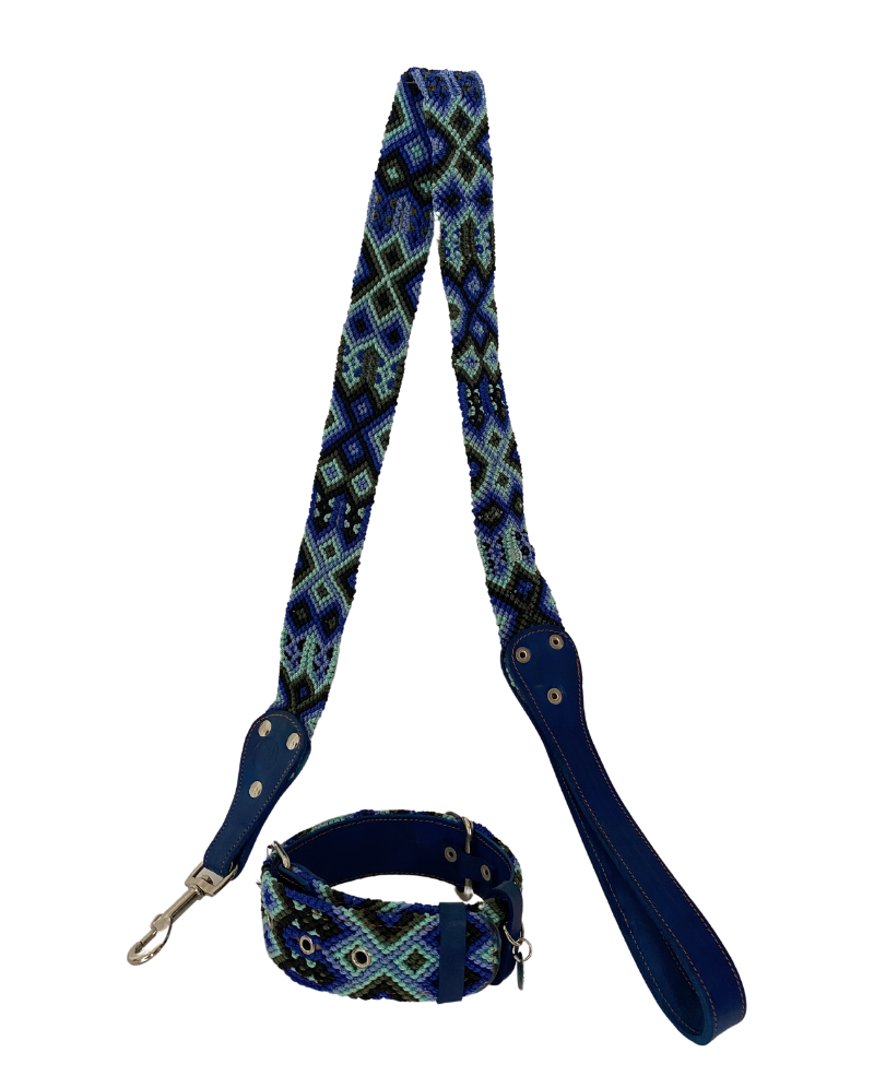 HOLBOX SET BLUE L (55 CM / 21.65”) / LEASH (1.1 MT / 43.3”)